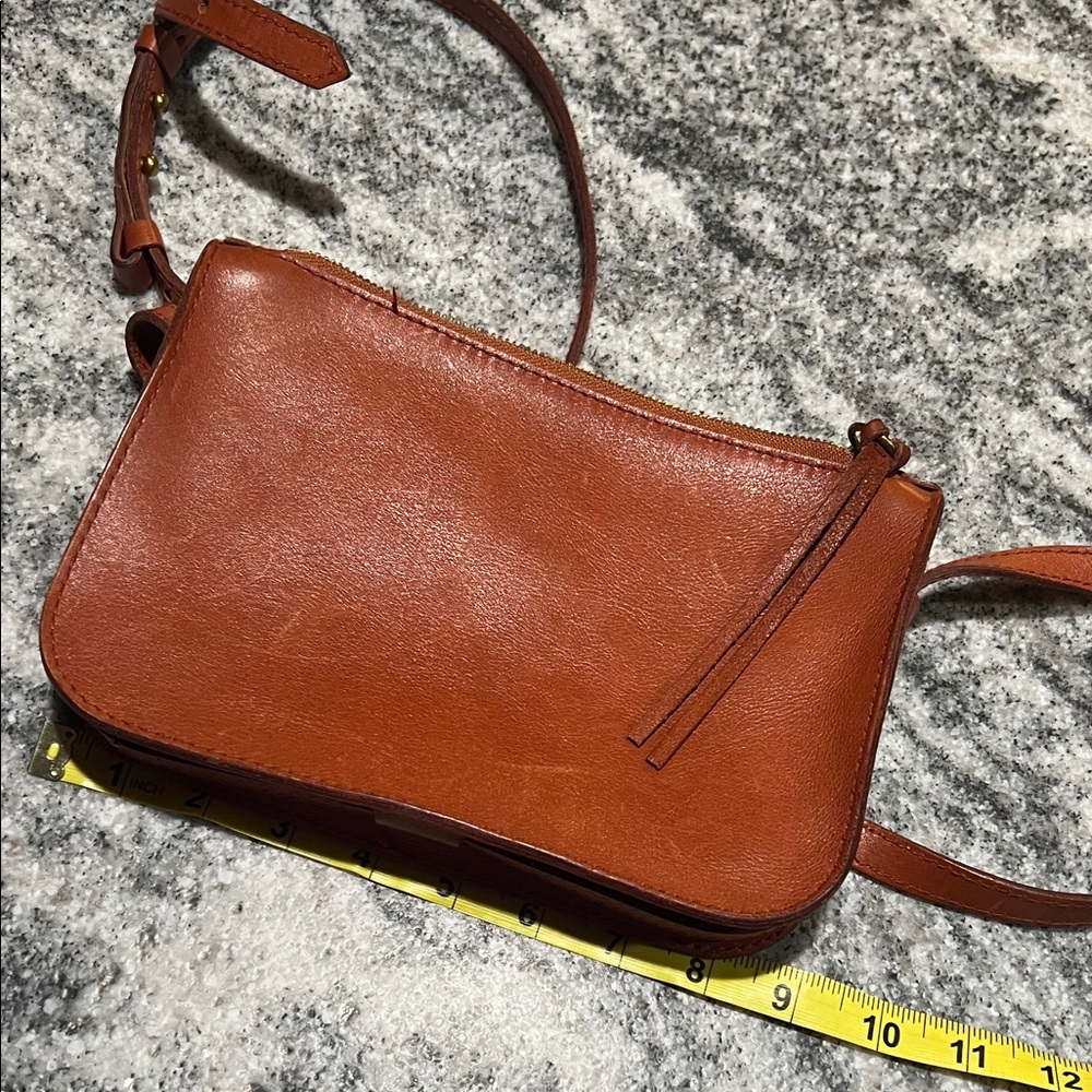 Madewell Rich Cognac Leather Crossbody Bag - Picture 4 of 5